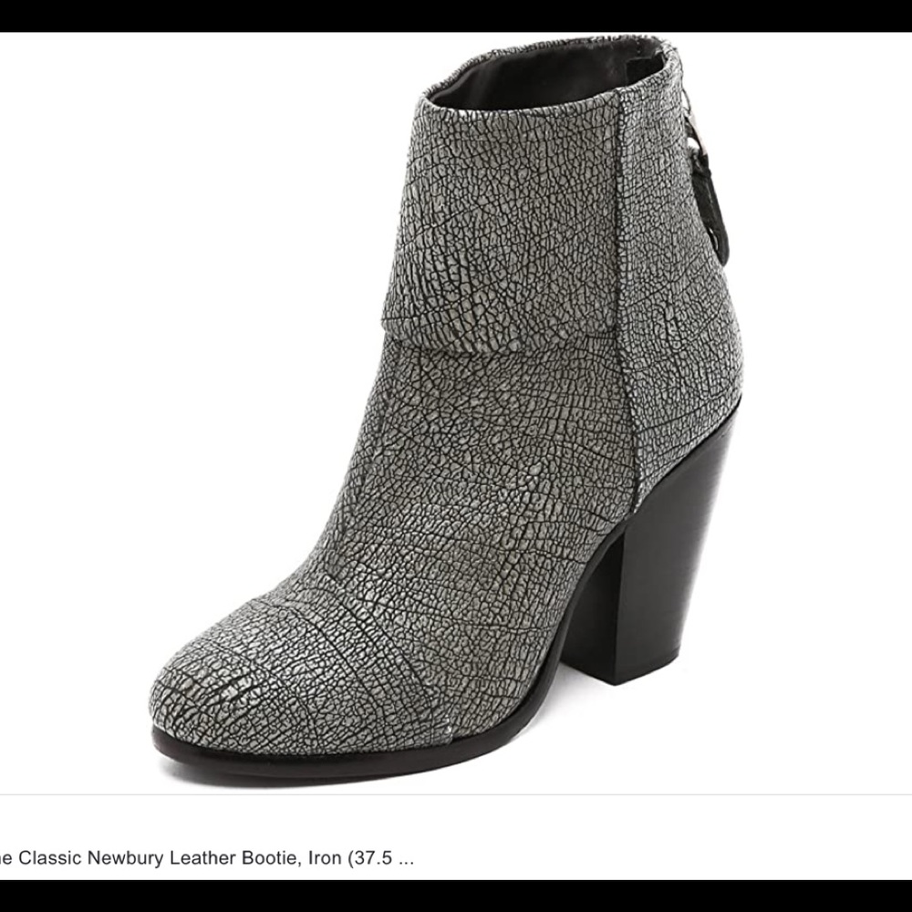 Rag & Bone Newbury Bootie 36 (size 6 US) - Iron